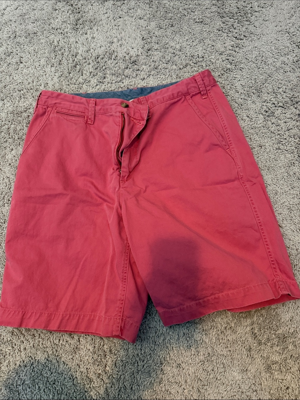 Ralph Lauren Men's poll Flat-Front Cotton Shorts 35 waist